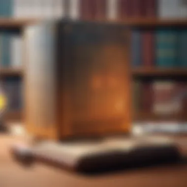 Unraveling Medical Mysteries Illustration of a medical library with ancient texts
