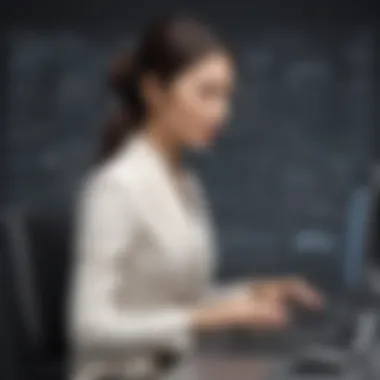 Modern Japanese Businesswoman in Office Setting