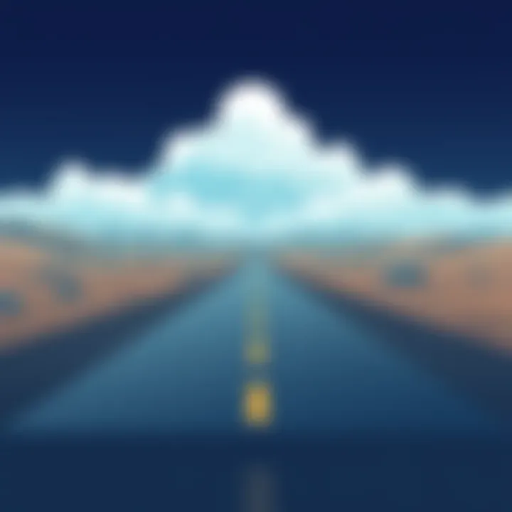 The Journey Ahead An open road representing life's journey and choices