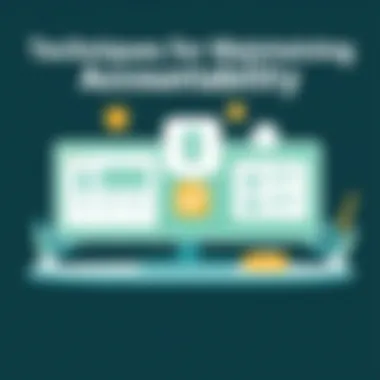 Visual representation of accountability techniques