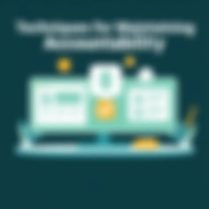 Visual representation of accountability techniques