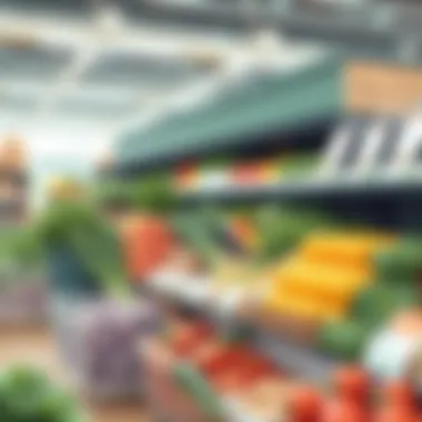 Organic Produce and Local Sourcing Organic produce section promoting local sourcing