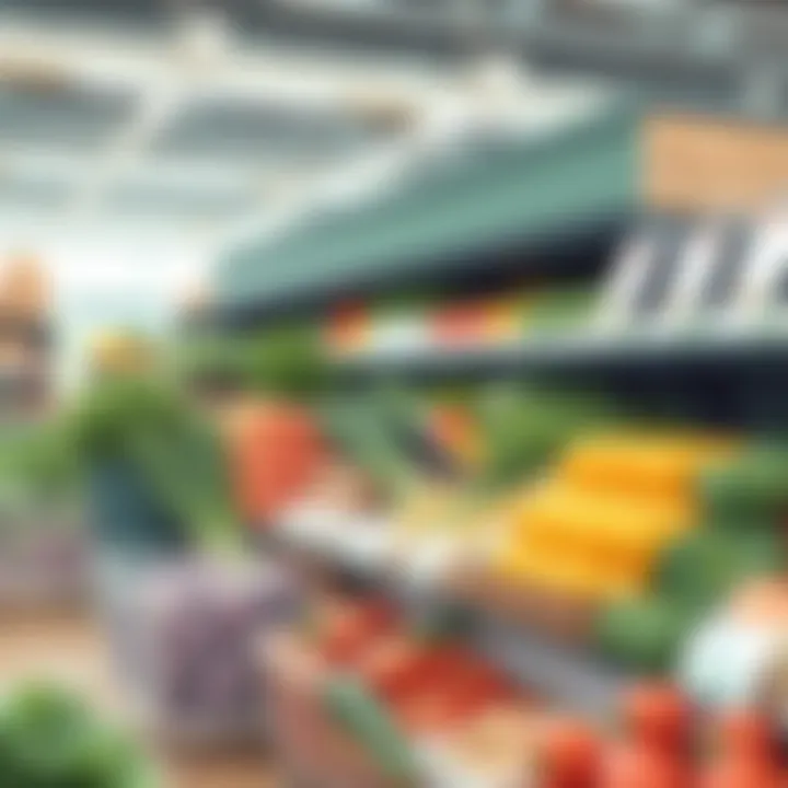 Organic Produce and Local Sourcing Organic produce section promoting local sourcing