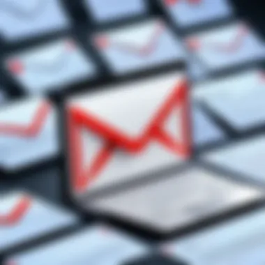 Illustration showing common signs of suspicious emails