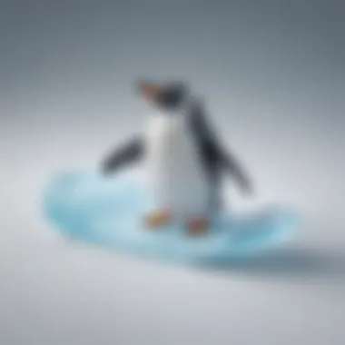 Playful Penguin Sliding