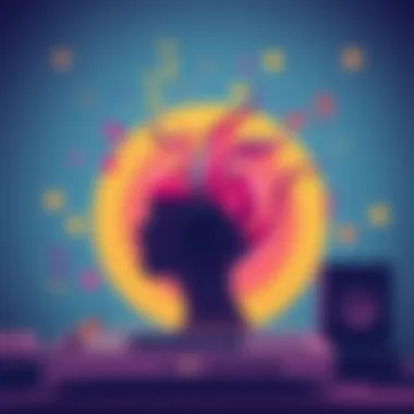 The Role of Creativity in Music Curation Artistic depiction of creativity in music selection