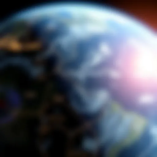 Real-Time Satellite Imagery of Earth Satellite imagery showcasing Earth in real-time