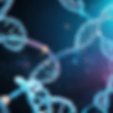 Genetic Innovations A molecular structure representing recent advancements in genetics.