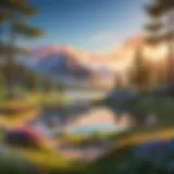 A serene landscape symbolizing holistic healing