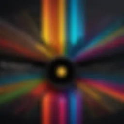 A vibrant collage of various musical genres representing the spectrum of sound.