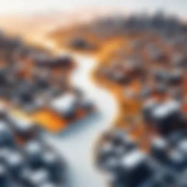 Exploring the Publishing Industry Landscape Abstract representation of the publishing industry landscape