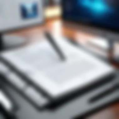 The Power of Reflection An open journal and pen, symbolizing self-reflection and mindfulness