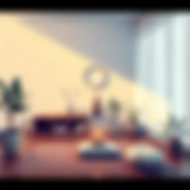 Cultivating Mindfulness A cozy meditation space embodying tranquility and mindfulness