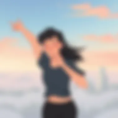 Embracing Movement for Anxiety Relief An individual engaging in physical activity as a stress relief method