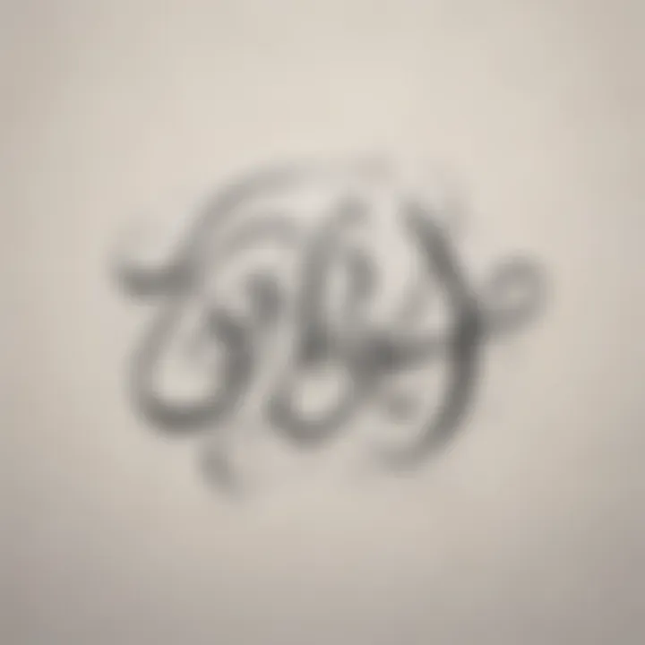 Stylish calligraphy script on a textured paper background