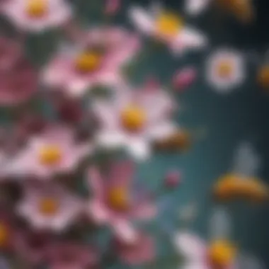 Nature's Dance of Pollination A mesmerizing timelapse of pollination by bees and blooming flowers