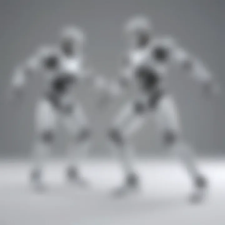 Synchronized Dance Bot Performance