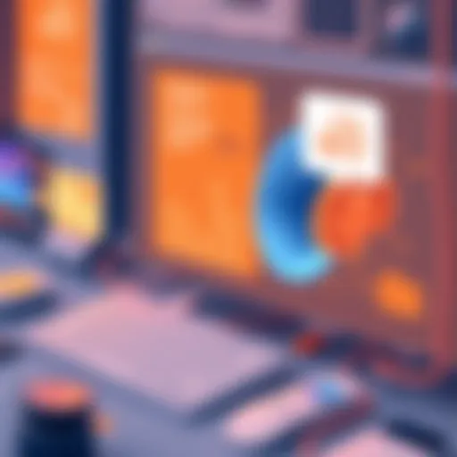 Visual representation of auditory interaction on a website