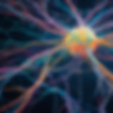 Intricacies of Neural Pathways Abstract illustration of tangled neural connections