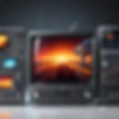 Technological Evolution in Broadcasting Infographic displaying technological advancements in television