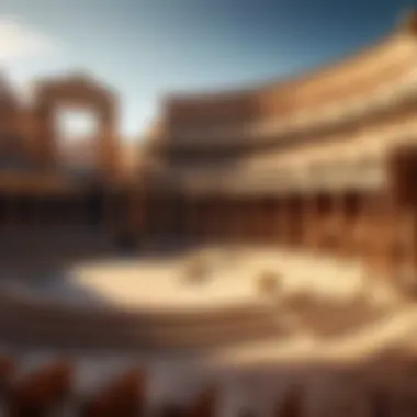 A grand ancient theater showcasing architectural excellence