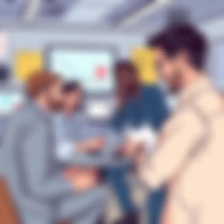 A behind-the-scenes view of a creative team brainstorming for a magic video