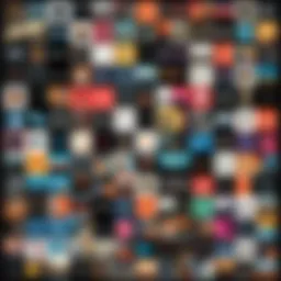 A collage of album covers representing various music genres