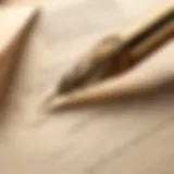 Quill Pen Craftsmanship in Letter Writing Illustration depicting a quill pen writing on parchment