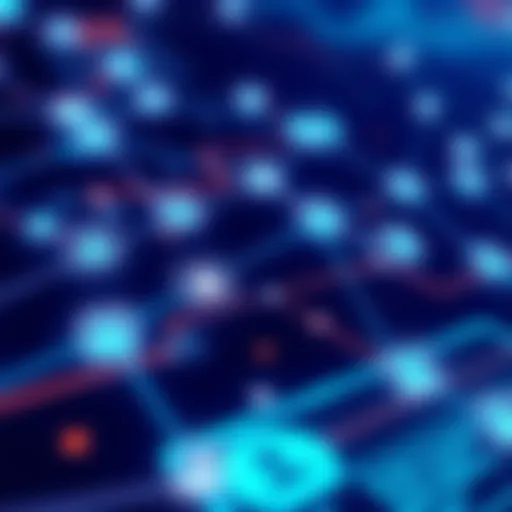 Connections in the Digital Age An abstract representation of video calling connections