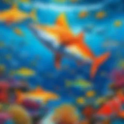 Vibrant marine life captured in Guy Harvey's artwork
