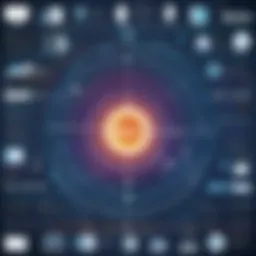 A visual representation of the Internet's evolution over the decades