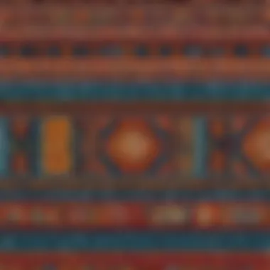 An intricate traditional textile representing cultural heritage.