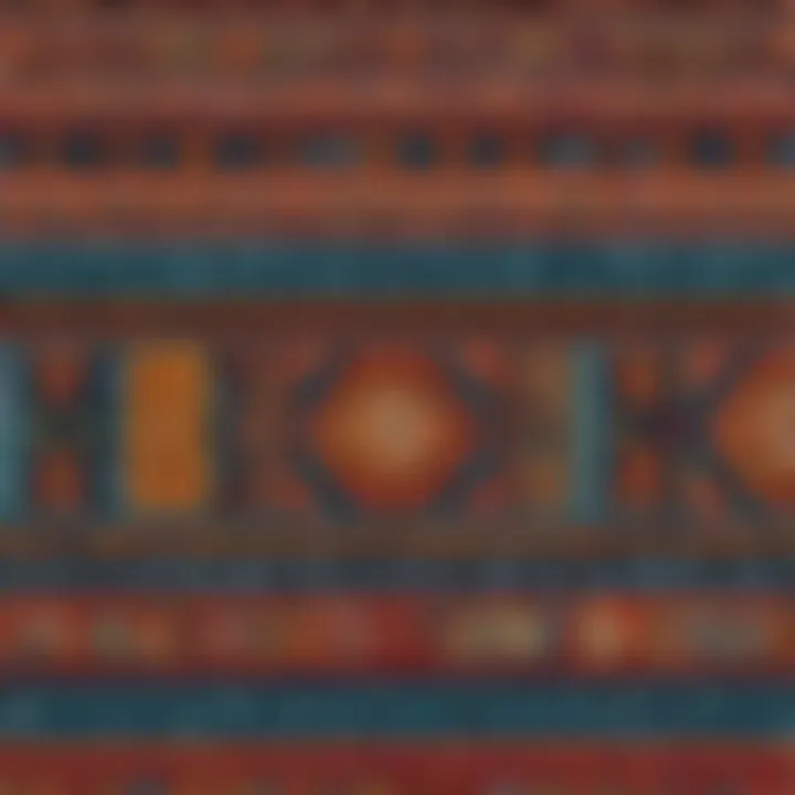 An intricate traditional textile representing cultural heritage.