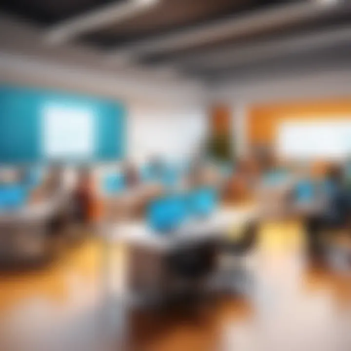 A classroom setting showcasing diverse learning environments