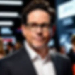 J.J. Abrams at a film premiere showcasing his latest work