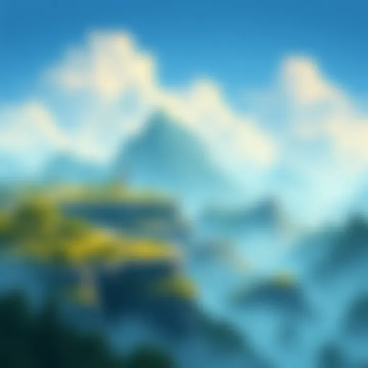 Nostalgic Landscape: Nature's Embrace A breathtaking landscape that evokes a sense of nostalgia