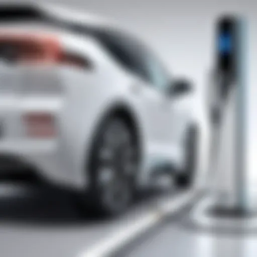 Futuristic electric vehicle charging station