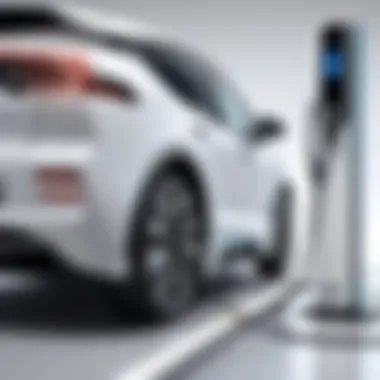 Innovative Charging Solutions for EVs Futuristic electric vehicle charging station