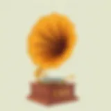 The Beauty of Vintage Gramophones A vintage gramophone showcasing its intricate design