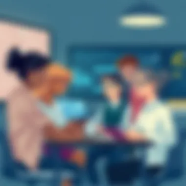 Evolving Roles of Educators A diverse group of educators collaborating on new teaching strategies