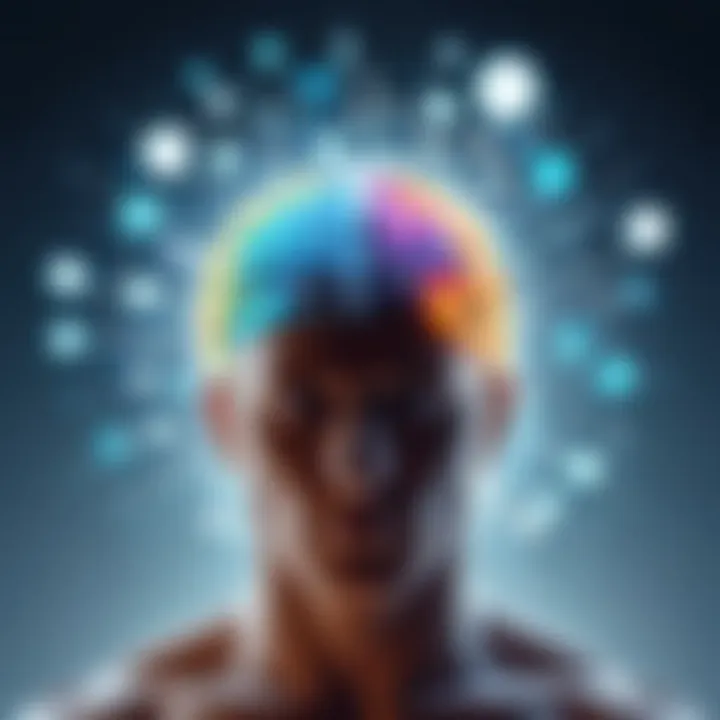 An abstract depiction of the psychological effects of motivation.
