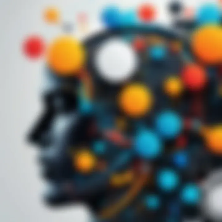 Abstract representation of creative thinking