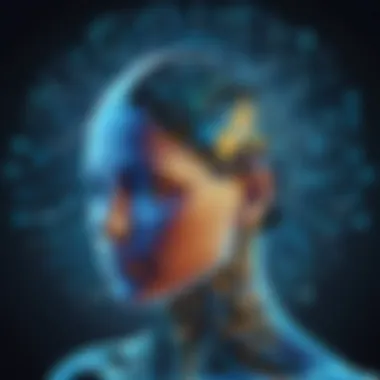 AI Algorithms in Mental Health A neural network representing AI algorithms in mental health.