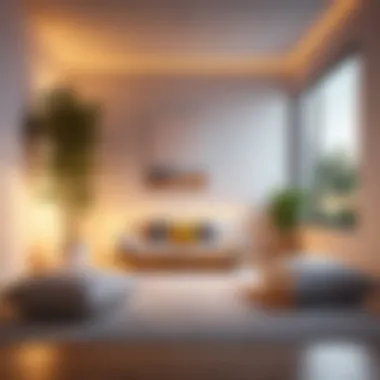 Cultivating Calm: The Essence of Mindfulness A peaceful meditation space with cushions and soft lighting