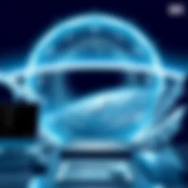 A conceptual image representing the future of space travel