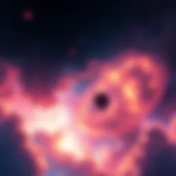 A stunning view of the nebulae showcasing cosmic colors