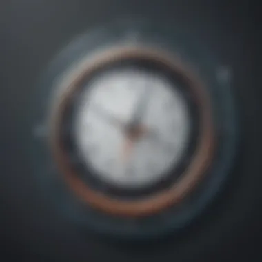 Mastering Time Management Conceptual illustration of a clock symbolizing time management