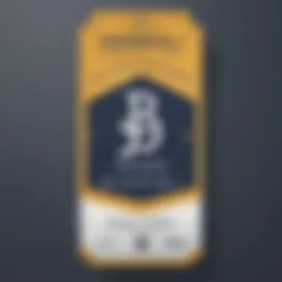 Unique UCSD Padres Ticket Design