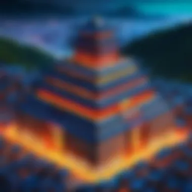 Cultural Significance of Babel Korean Cultural representation of Babel Korean in a vibrant setting