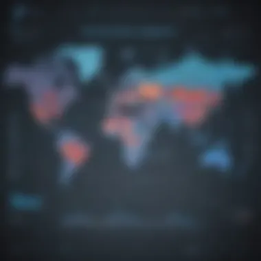 Graphical representation of common cold spread among populations